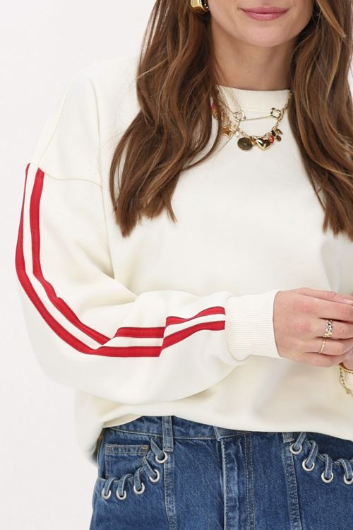 Witte sweater 