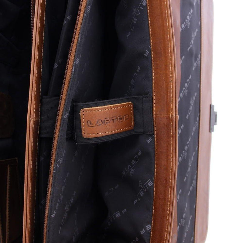 Plevier Morse Laptoptas 15.6 inch Bruin
