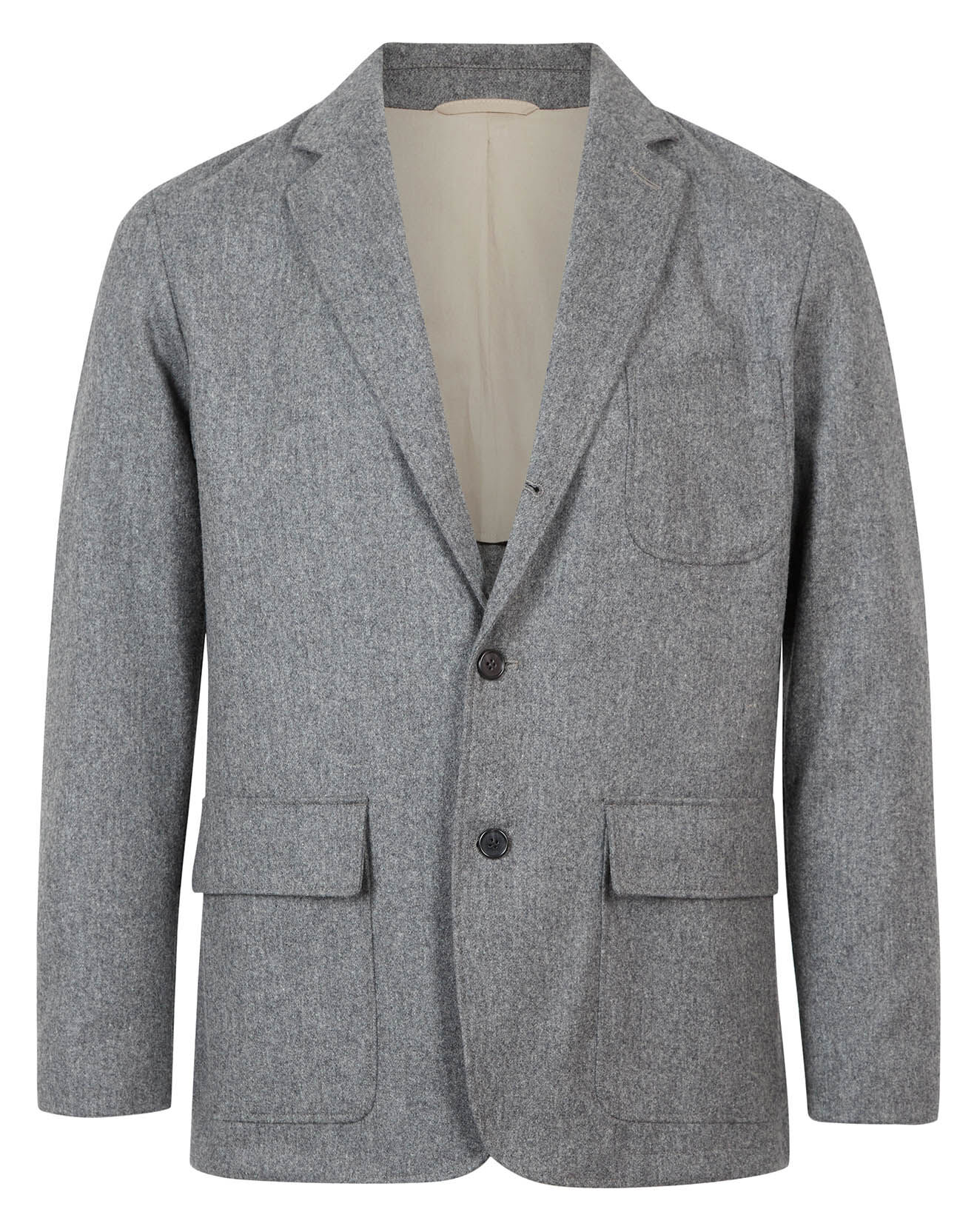 Hartford Veste 100% Laine Jet grise