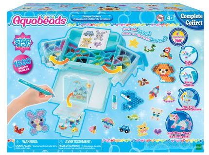 Aquabeads - Ontwerp Studio - Creatief Speelgoed - 1500 Sterrenparels - 48 Kleuren