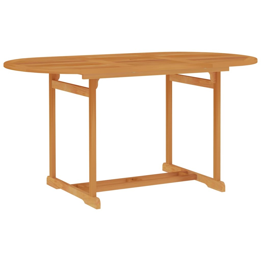 Ensemble à dîner de jardin 7 pcs bois de teck solide