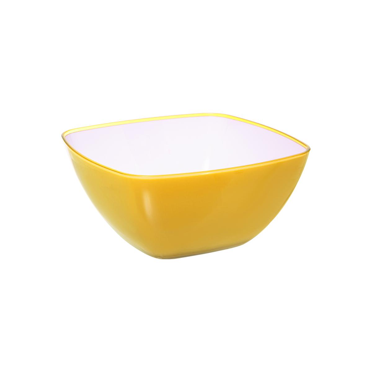SALADIER SQUARE MOUTARDE 14CM