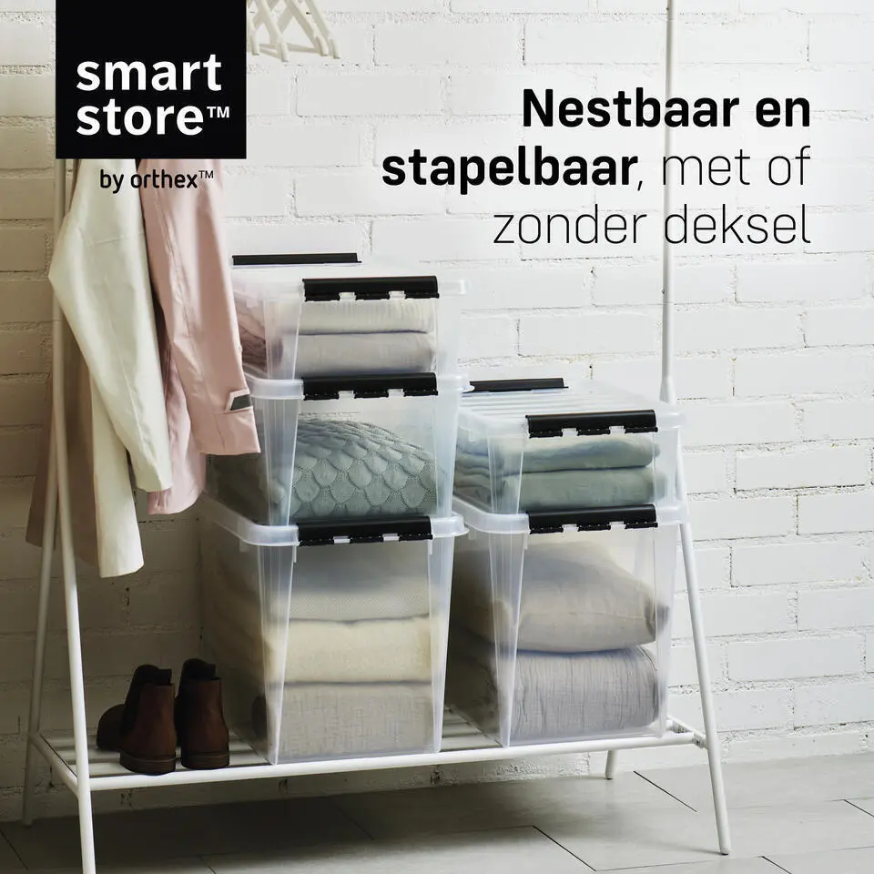 SmartStore Stevige Opbergbox 8L Set van 2 - 34x25x16cm