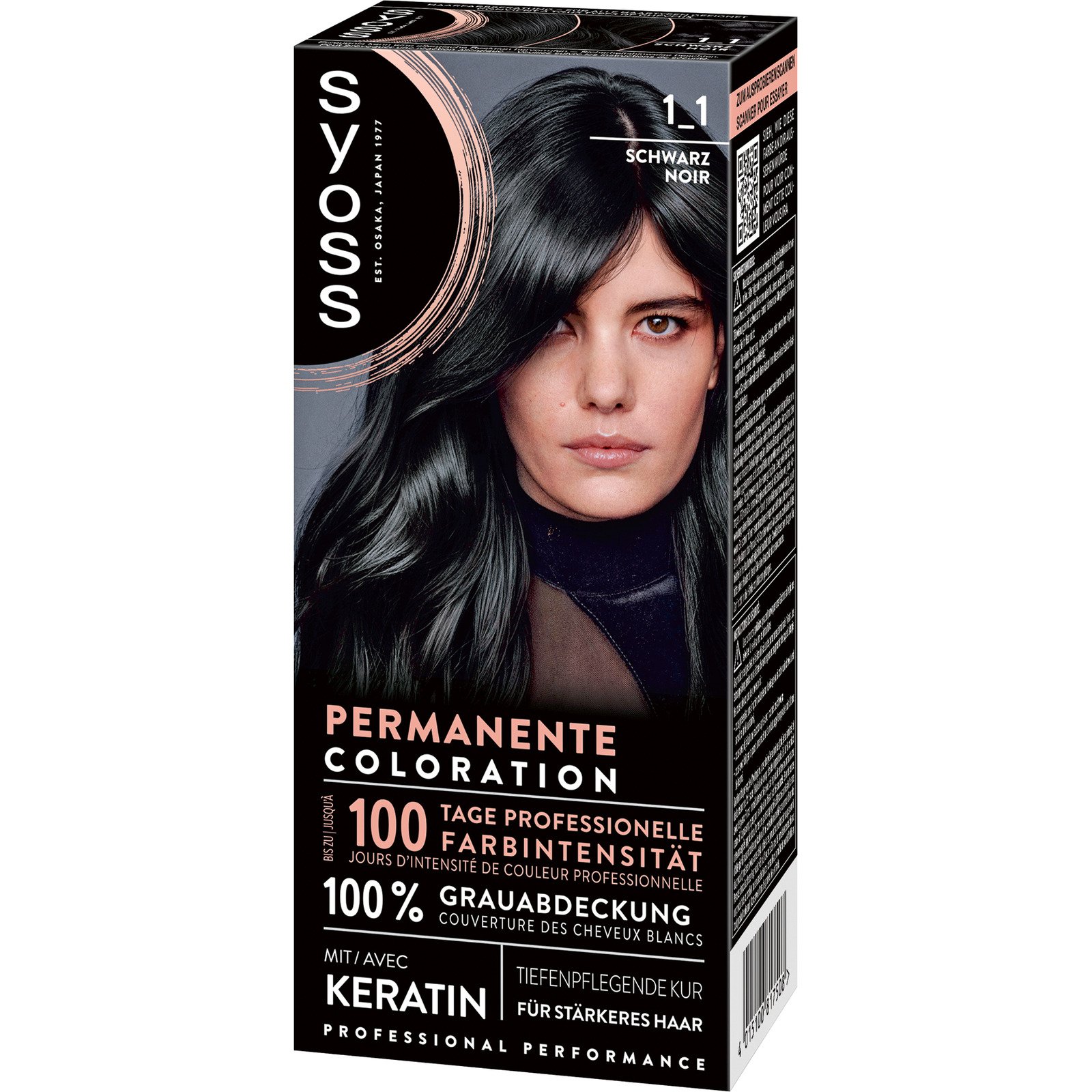 Syoss Coloration Schwarz 1-1
