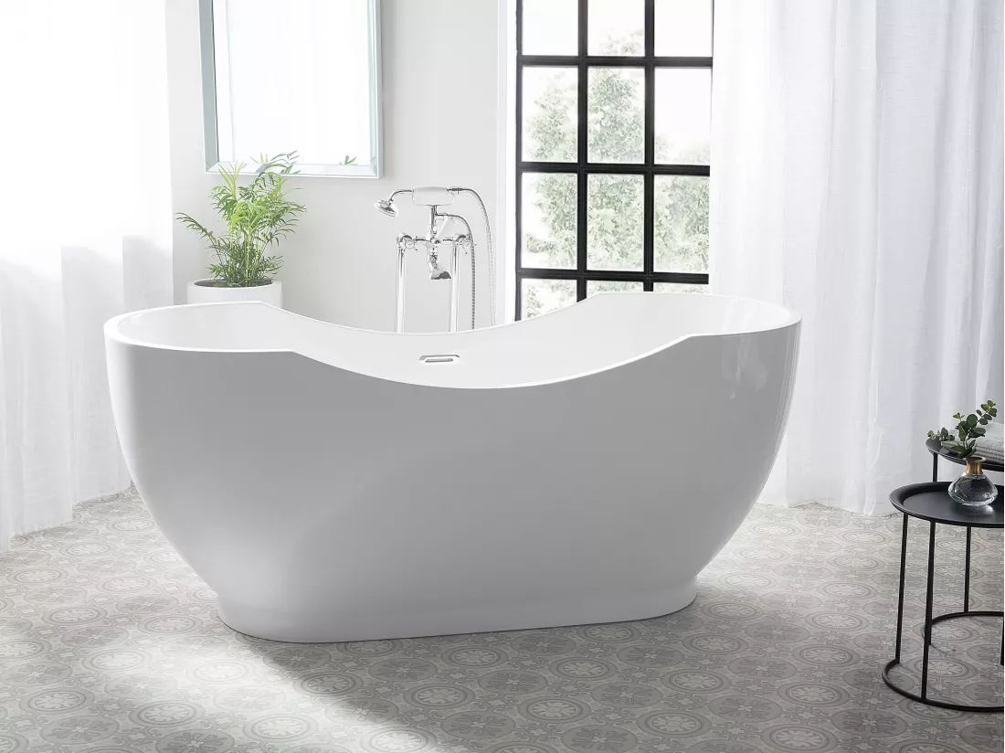 Baignoire îlot blanche 170 x 77 cm BAYLEY