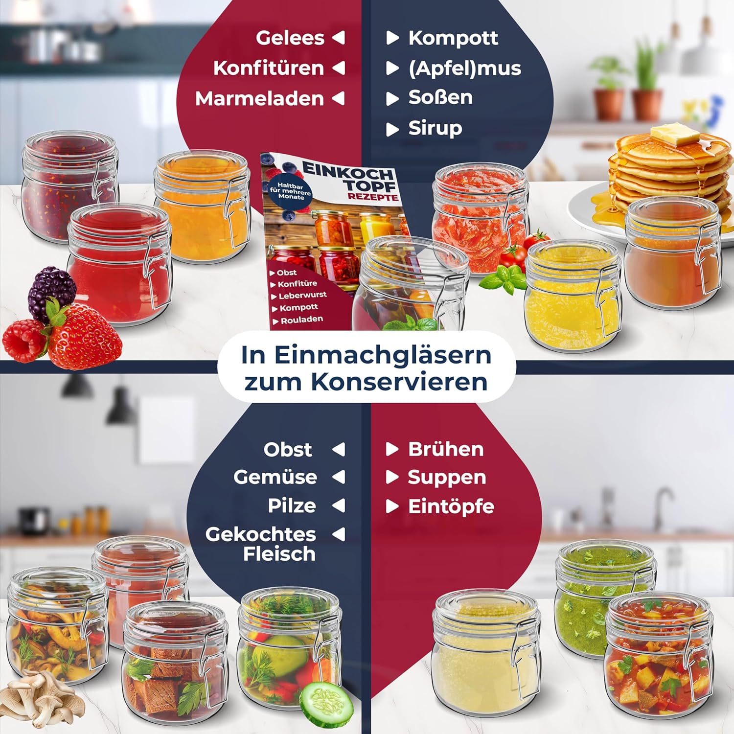 KESSER Einkochautomat 27 Liter Glühweinkocher Glühweinkessel mit Timer 2000 Watt Temperatur von 30-100°C Zeituhr bis 120 Minuten und Dauerbetrieb Abschaltautomatik Einkochvollautomat 2 Gläser & Zange