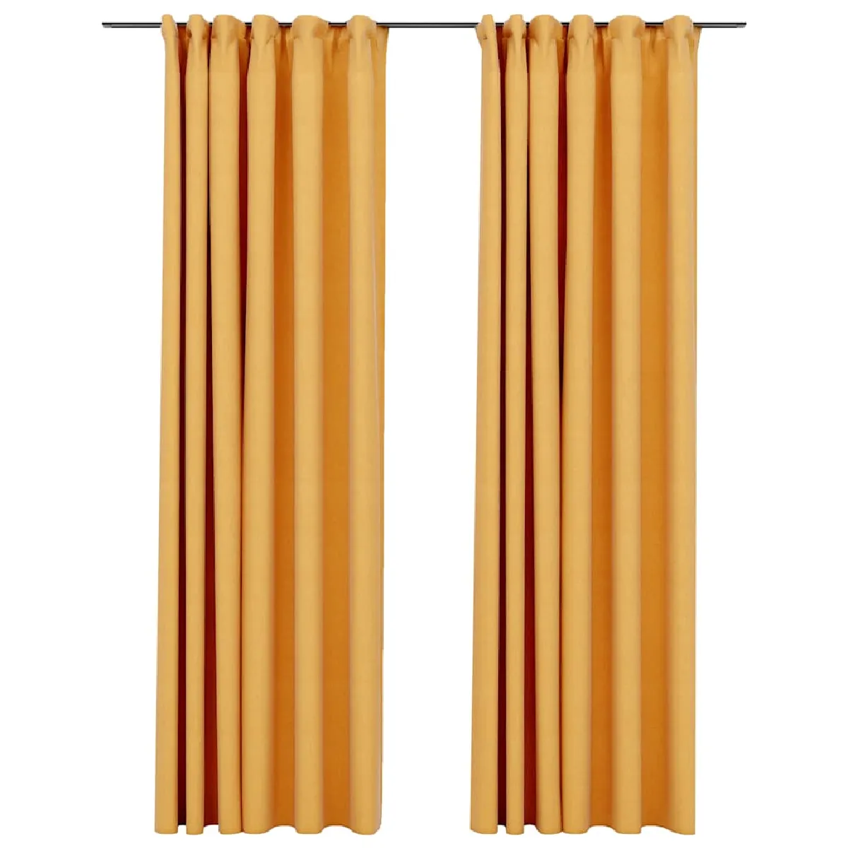 VidaXL Rideaux occultants 2 pcs Jaune