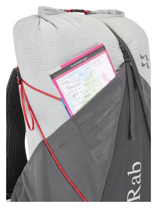 Sac de Randonnée Rab Muon 40L Blanc/Gris