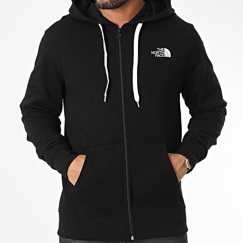 Sweat Zippé Capuche 0CG46 Noir