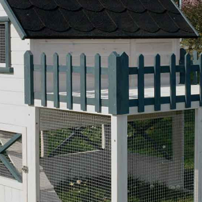 Poulailler Oregon avec terrasse