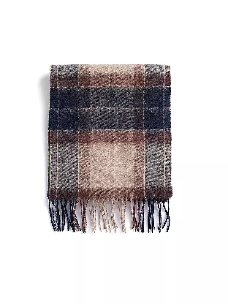 BARBOUR Schal TARTAN braun