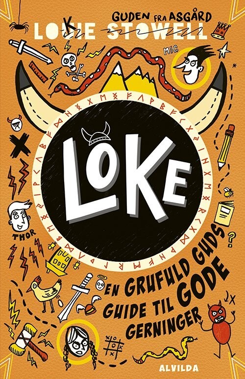 Loke - En Grufuld Guds Guide Til Gode Gerninger - Louie Stowell - Bog