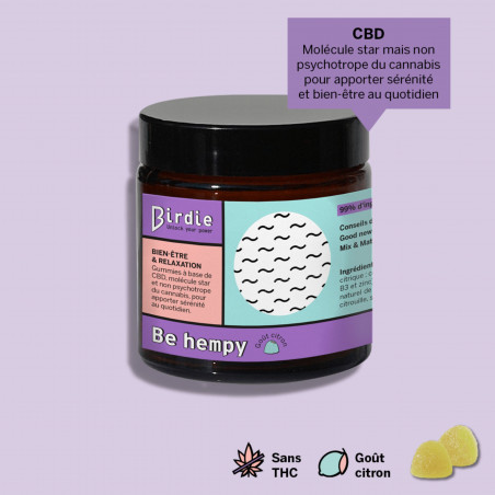 Birdie Nutrition Be hempy 3 mois