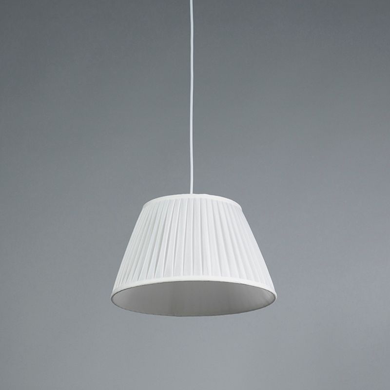 Retro hanglamp wit 35 cm - Plisse
