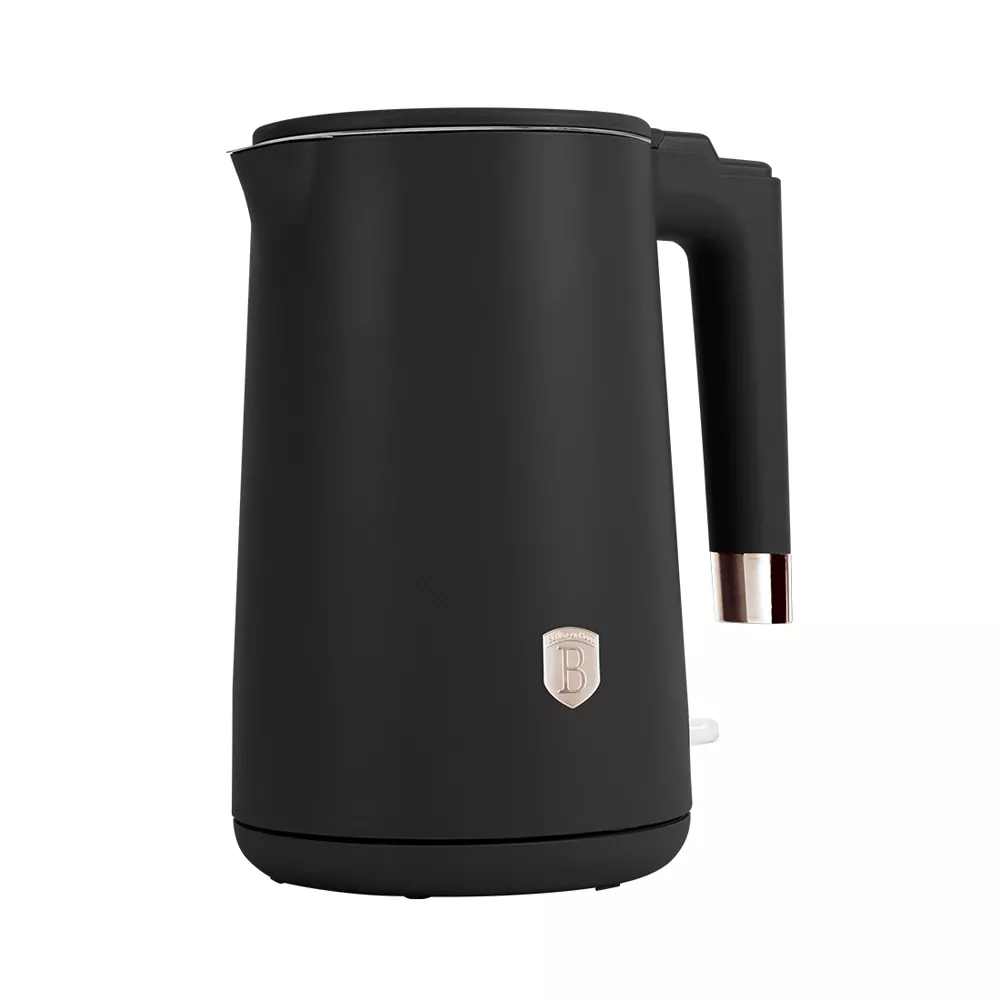 Berlinger Haus Wasserkocher doppelwandig 1.7 Liter Black Rose Collection