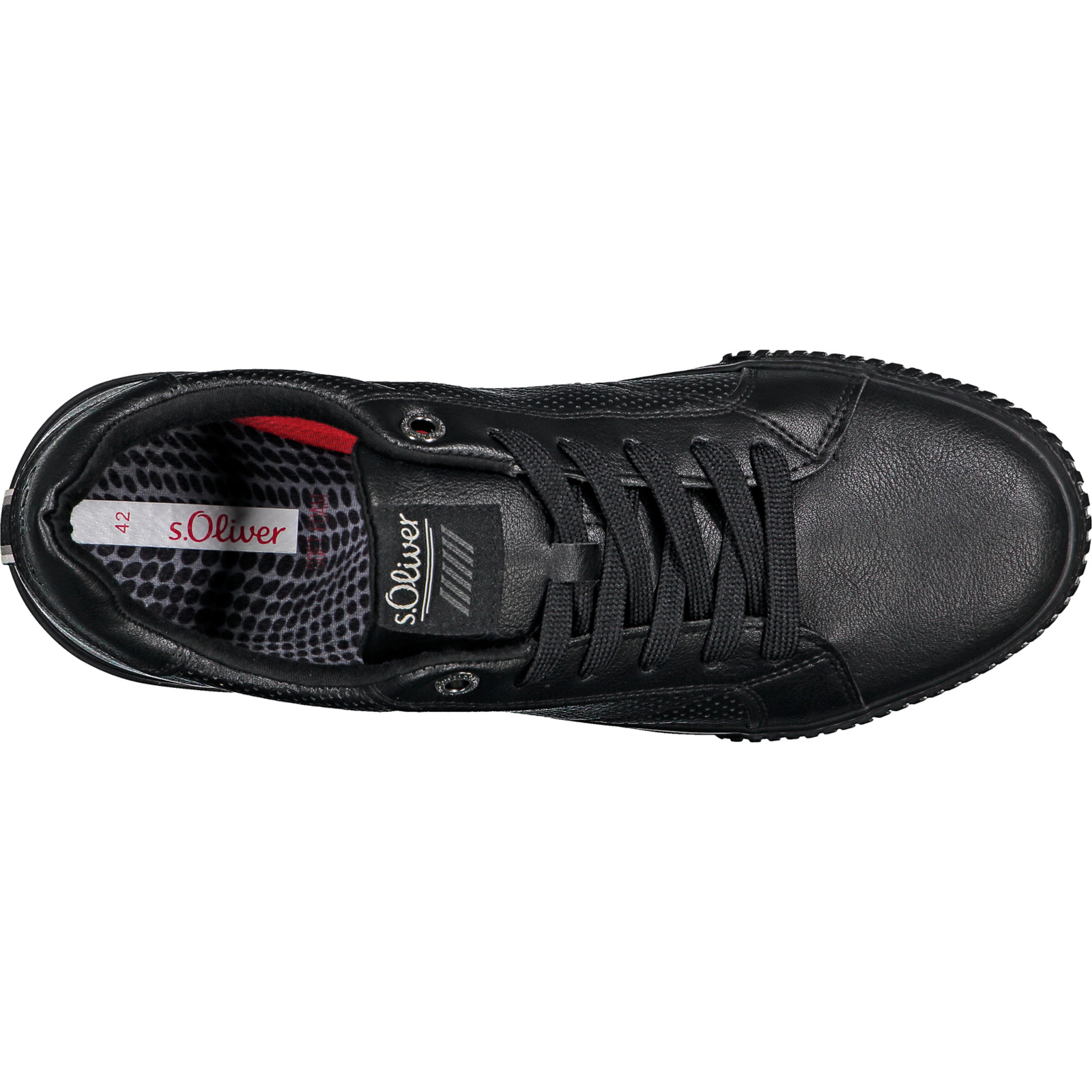 S.Oliver Sneaker low Hr., 46, schwarz