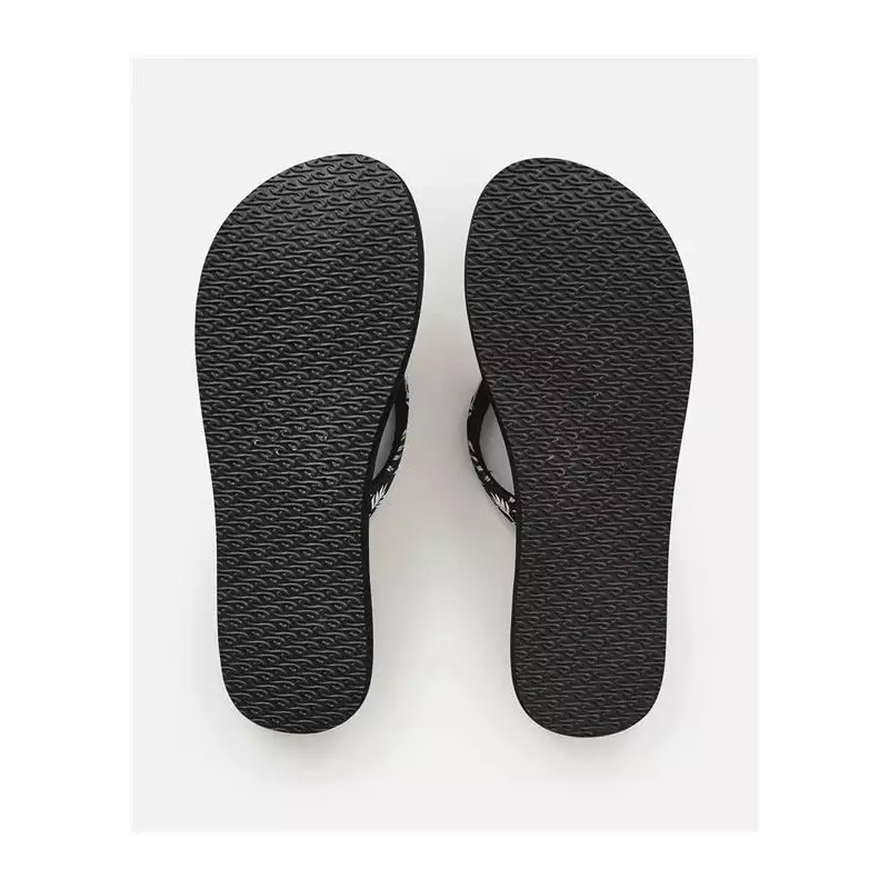 Tongs femme RIPCURL Freedom Bloom Open Toe Black/Tan