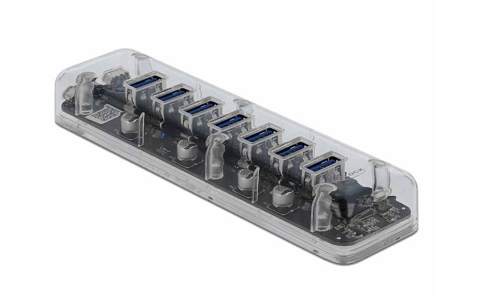 USB-Hub 64088 USB 3.0 - 7x Typ-A7-Port-USB-Hub