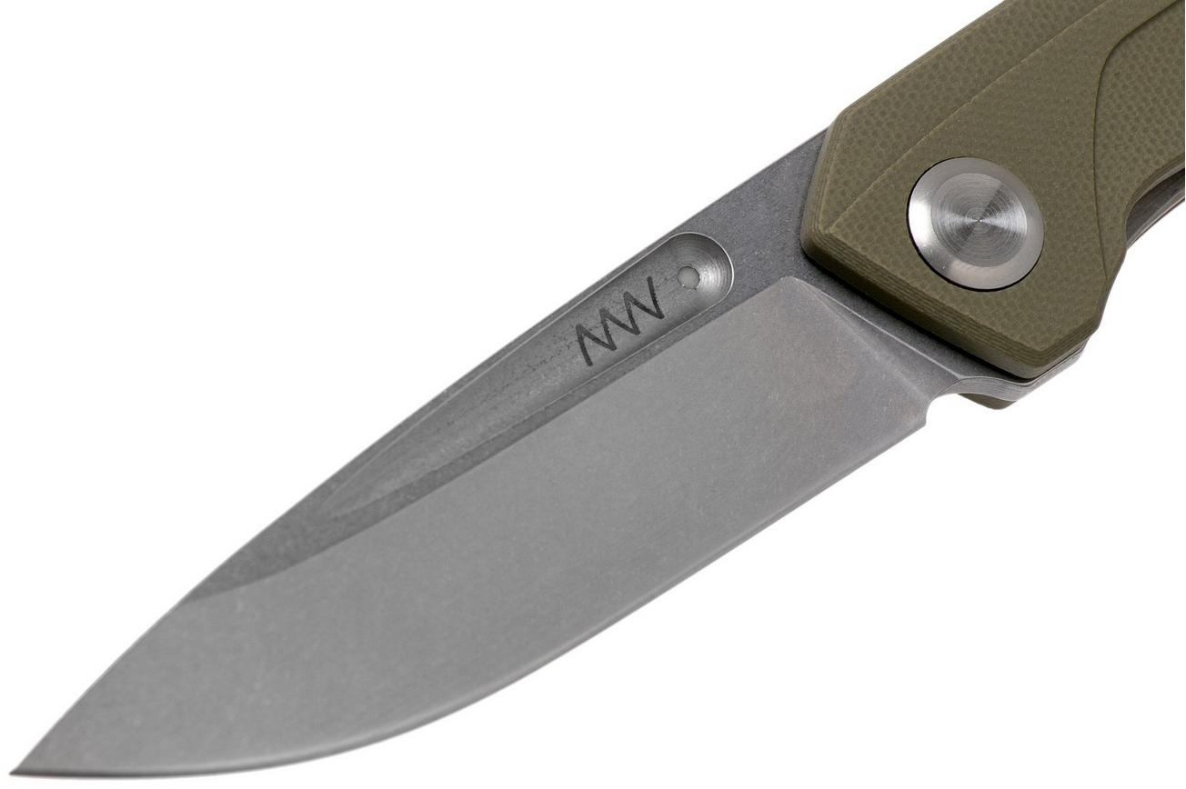 ANV Z200 Sleipner, Linerlock, G10, Olive, Z200-009 zakmes