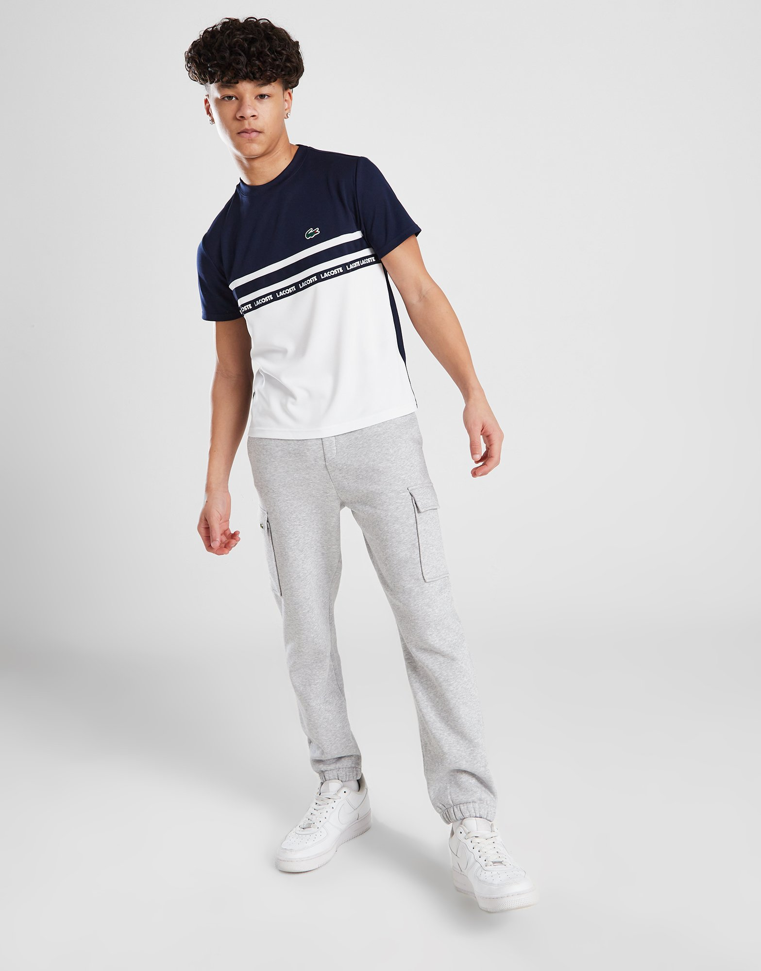 Lacoste T-shirt Tape Colour Block Junior
