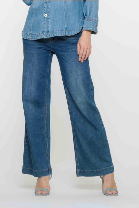 Geisha blauwe dames jeans
