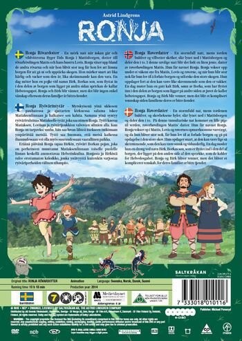 Astrid Lindgrens Ronja - Tv-Serie - DVD
