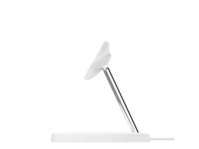 Belkin BoostCharge Pro - Trådløs opladningsstander - med MagSafe   AC-strømadapter - 15 Watt - Fast Charge - hvid - for Apple AirPods; AirPods Pro; iPhone 12, 13; Watch Series 4, Series 5, Series 6, Series 7