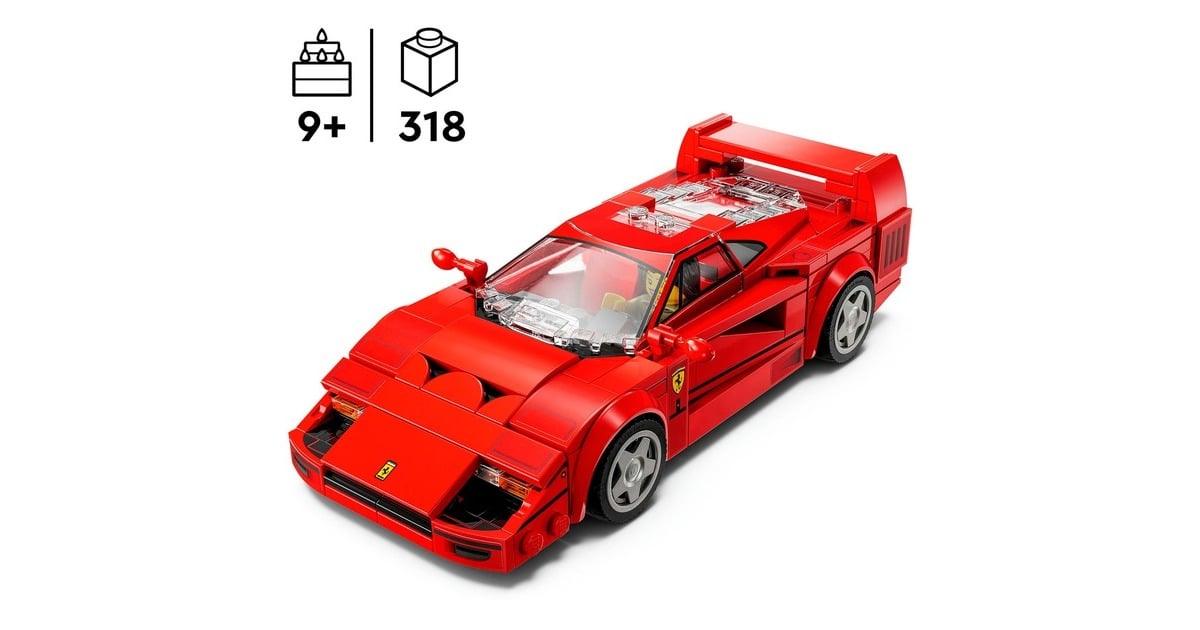 LEGOSpeed Champions - Ferrari F40 supercar Constructiespeelgoed  (76934)