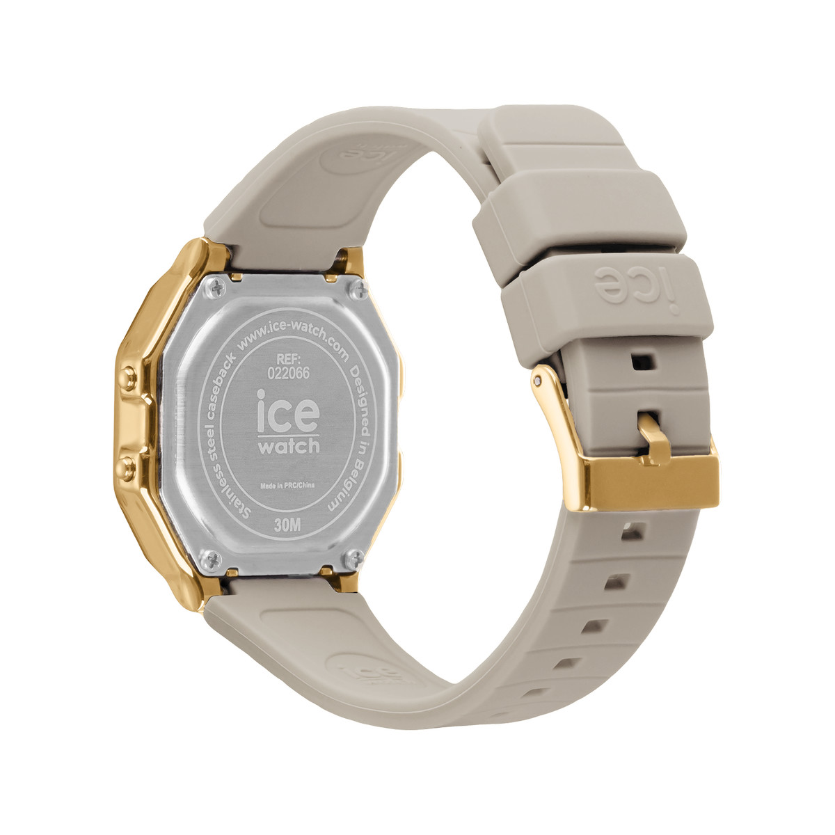 Montre ICE WATCH ice digit retro femme bracelet silicone gris