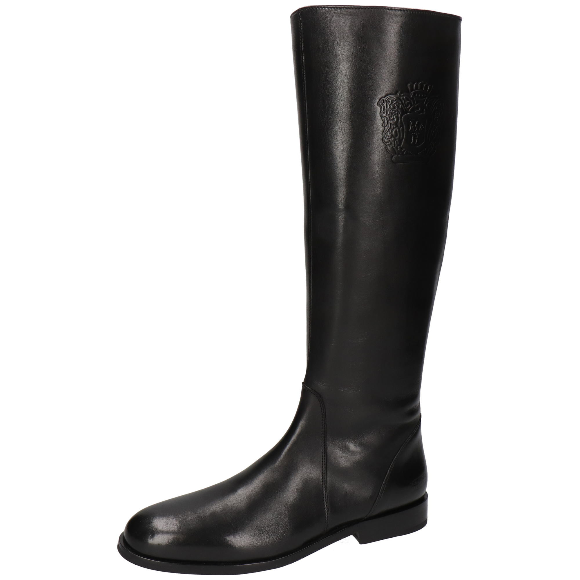SUSAN 7 - Bottes à talon plat | Noir