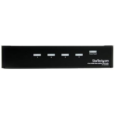StarTech.com Répartiteur vidéo et amplificateur de signal HDMI haute vitesse à 4 ports avec audio
