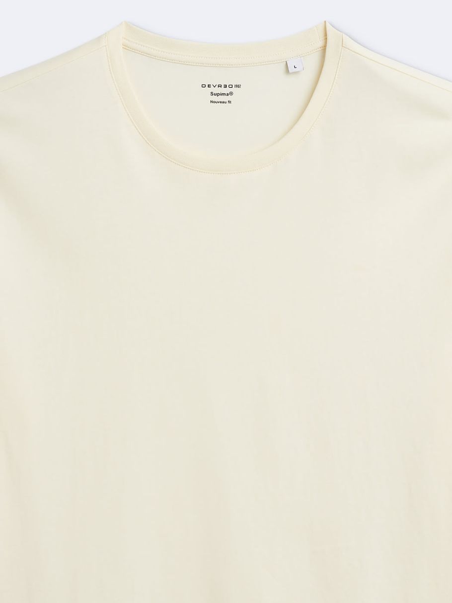Tee-shirt en coton supima® uni