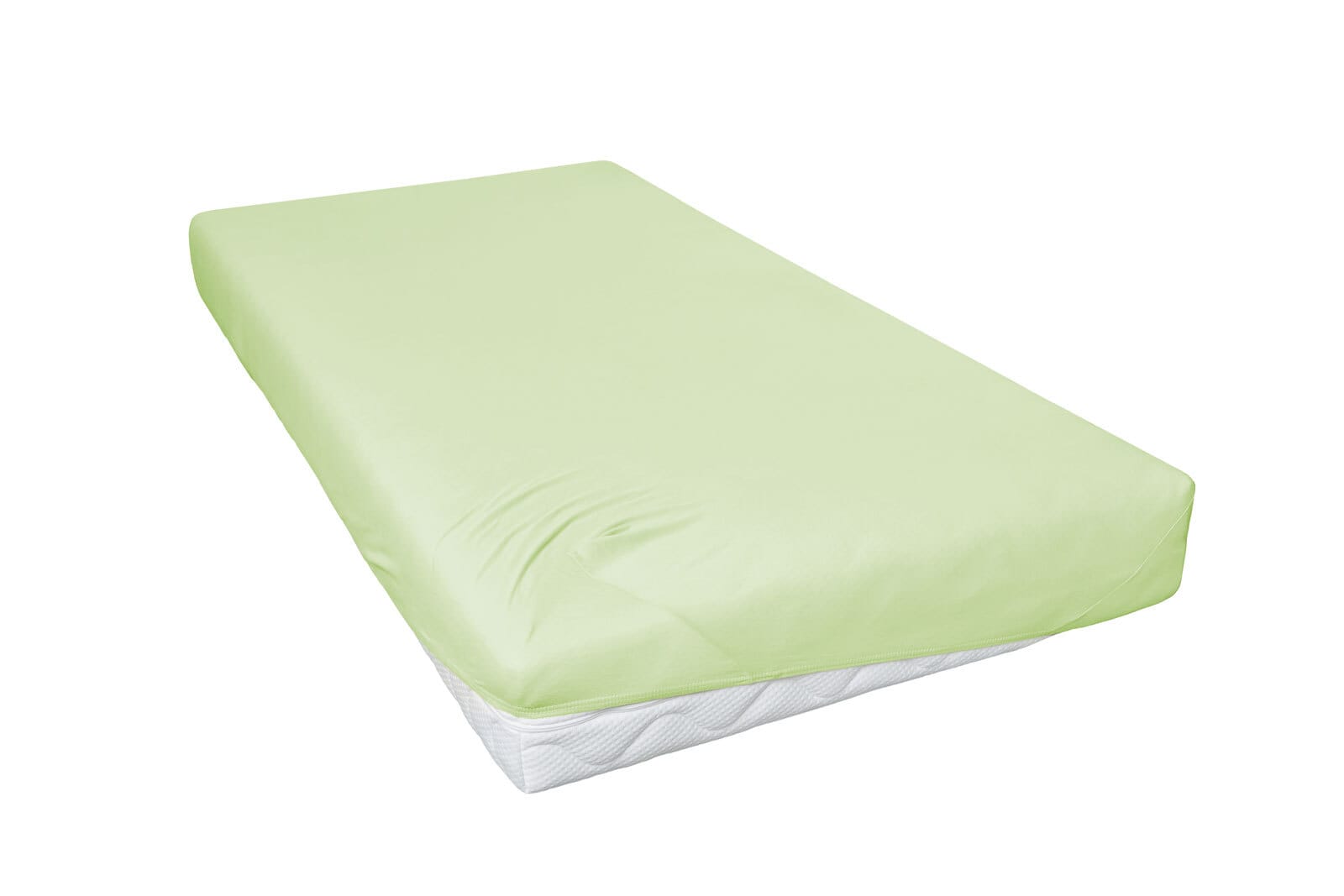 Vario Jersey-Spannbetttuch 90-100 x 200 cm limone