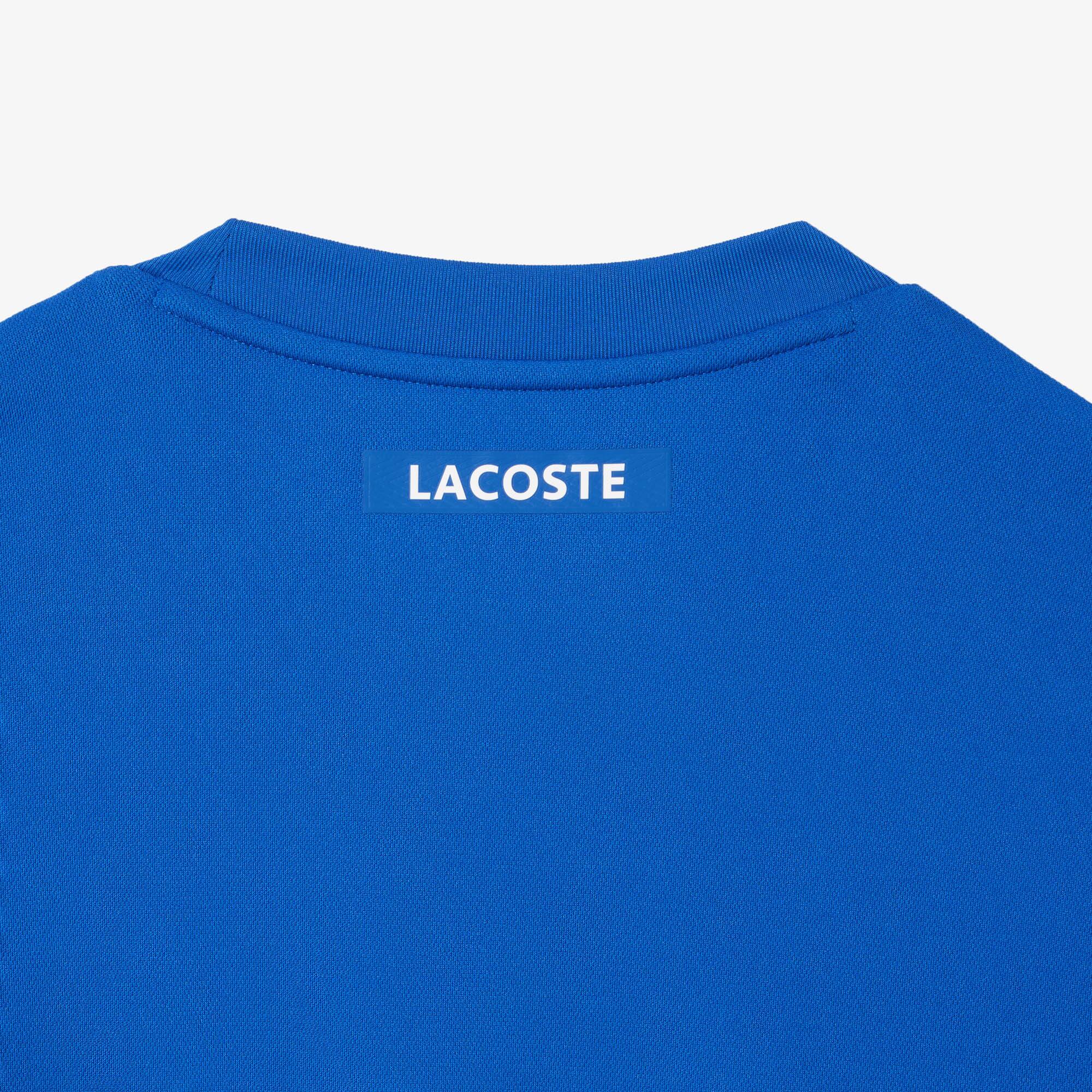 Ultra-Dry Piqué Tennis T-Shirt T-Shirts - Blau - Lacoste - Herren