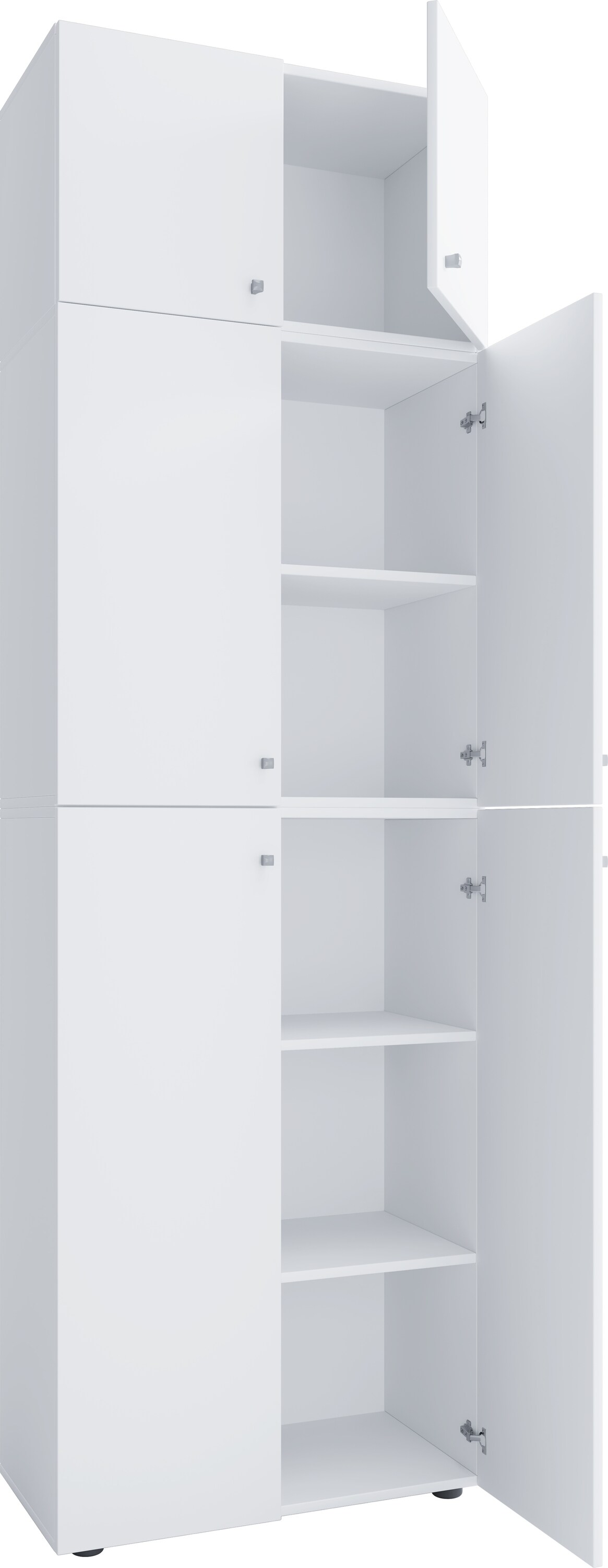 VCM XXL Holz Büroschrank Aktenschrank Bücher Büromöbel Ordner Schrank Lona 5fach A