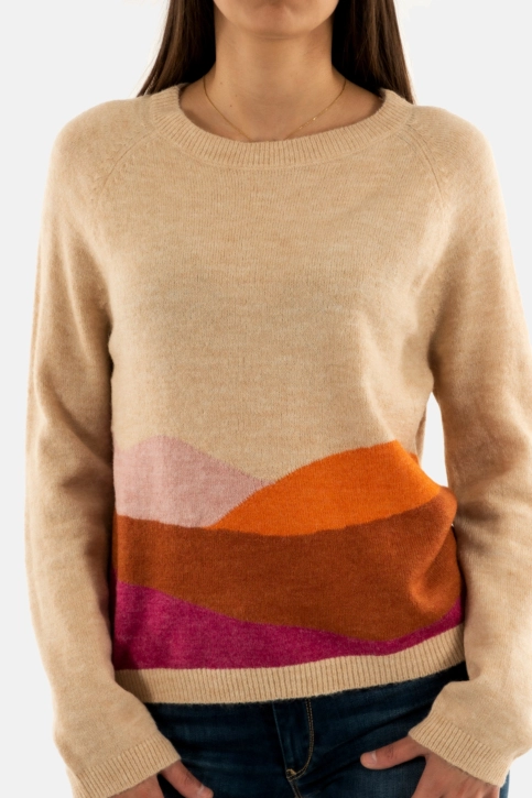 Pull hiver grace & mila nady_22697 beige