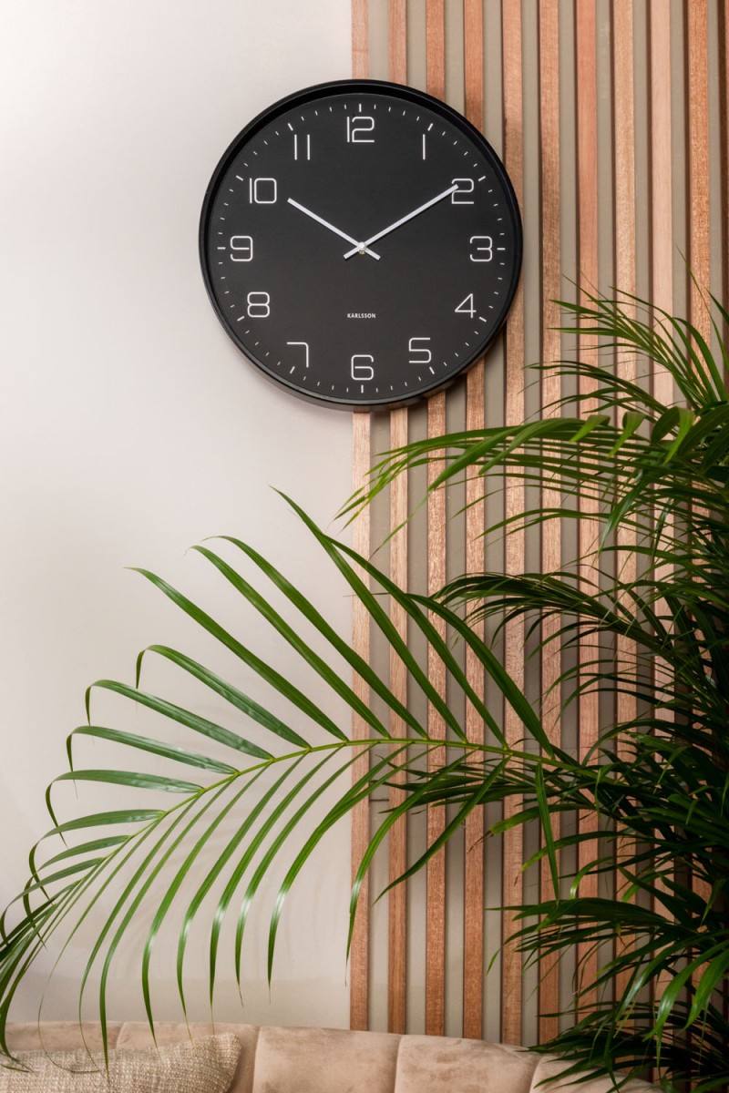 Wall Clock Lofty KA5751BK Black