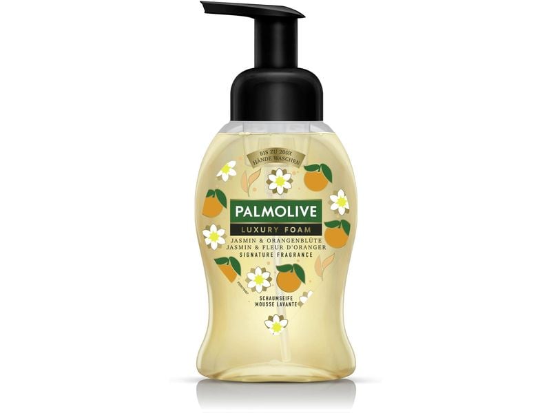 Palmolive Flüssigseife Schaum Jasmin Orange 250 ml Luxury Schaum-Handseife Jasmin & Orangenblüten