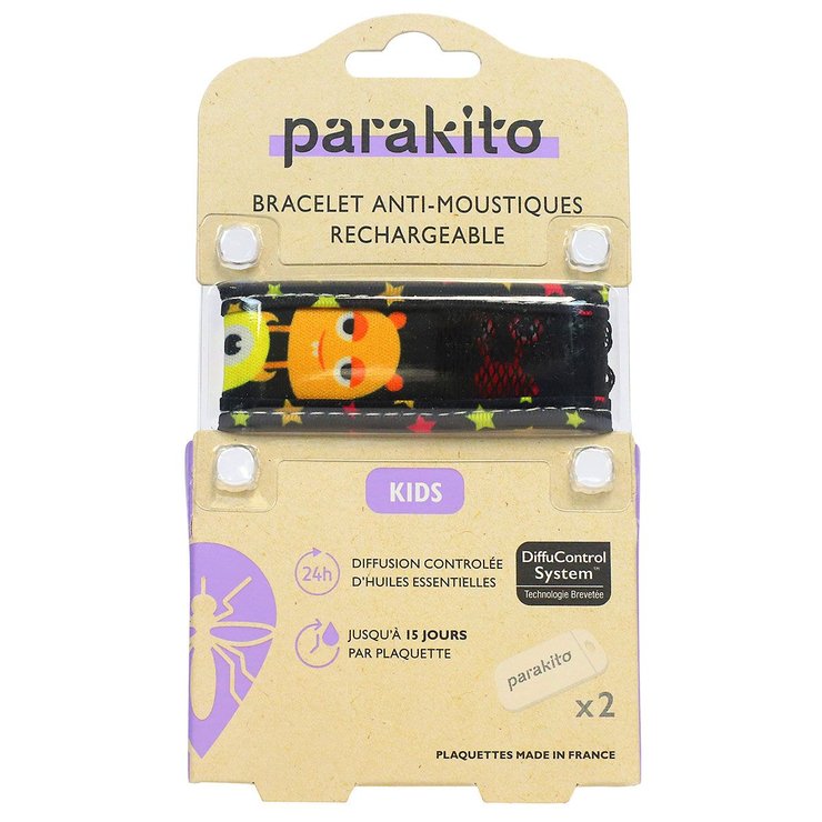 Bracelet anti-moustiques Kids monstres rechargeable