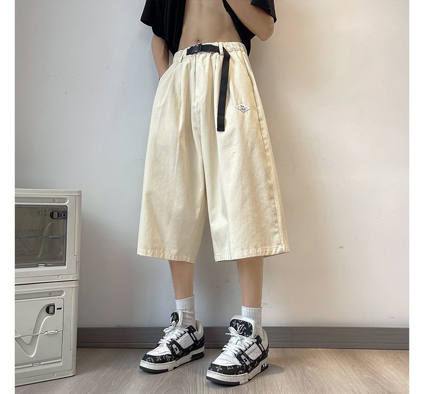Filmas - High Waist Plain Capri Sweatpants