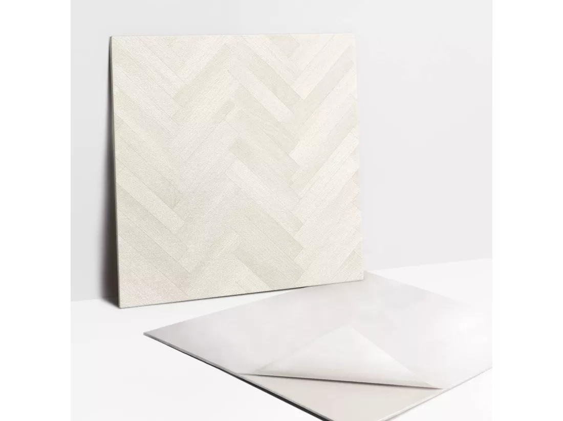 Carrelage autocollant - vinyle - Parquet délicat et clair 9x30x30