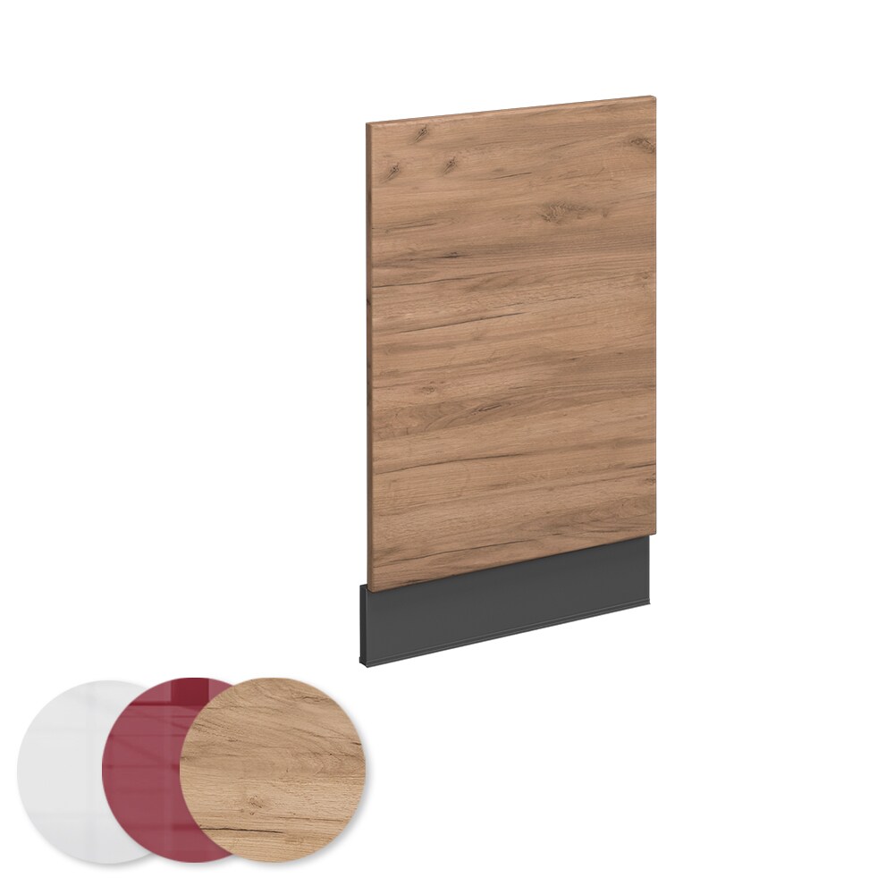 Vicco Geschirrspülerblende Küchenschrank Küchenmöbel Fame-Line Anthrazit Eiche modern 45 cm Küche Einbauküche Geschirrspüler Blende Küchenzeile