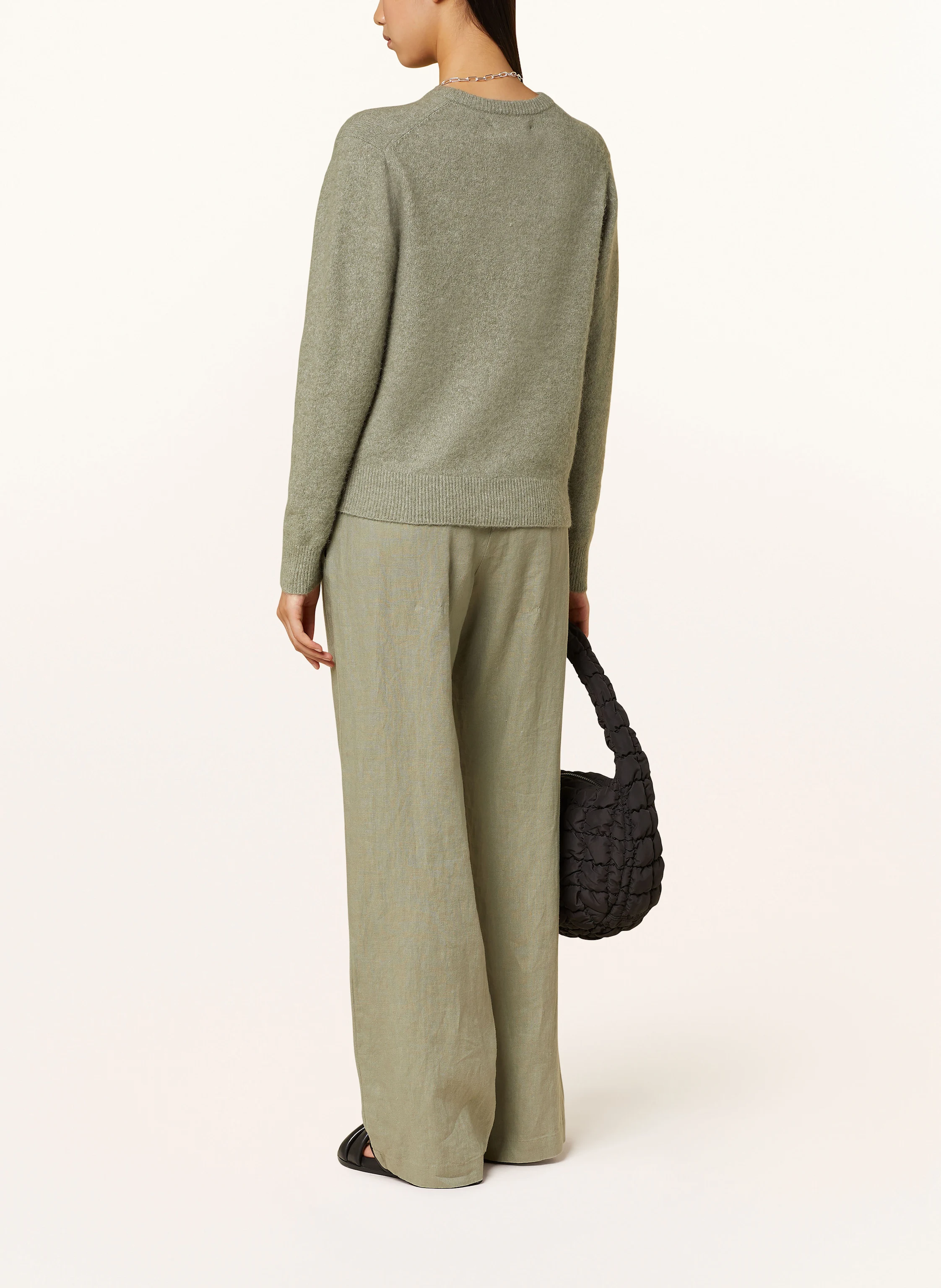 SAMSØE  SAMSØE Strickjacke NOR mit Alpaka