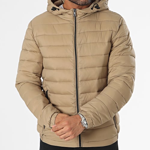 Doudoune Capuche Beige