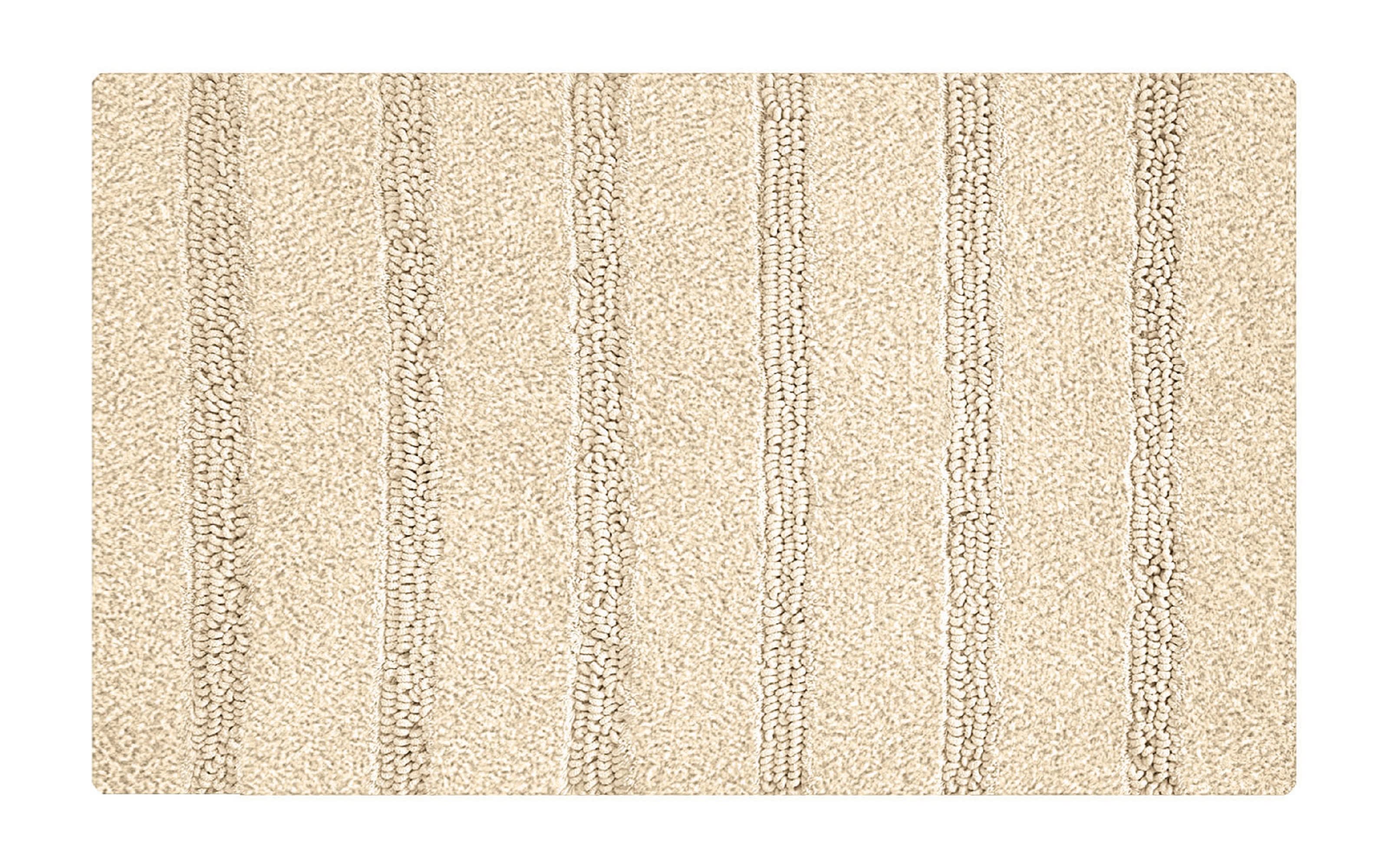 Badteppich Monrovia, sandbeige, 60 x 60 cm