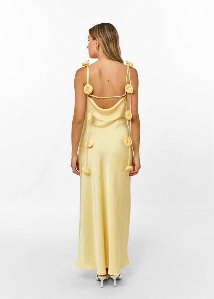 Florie jurk butter