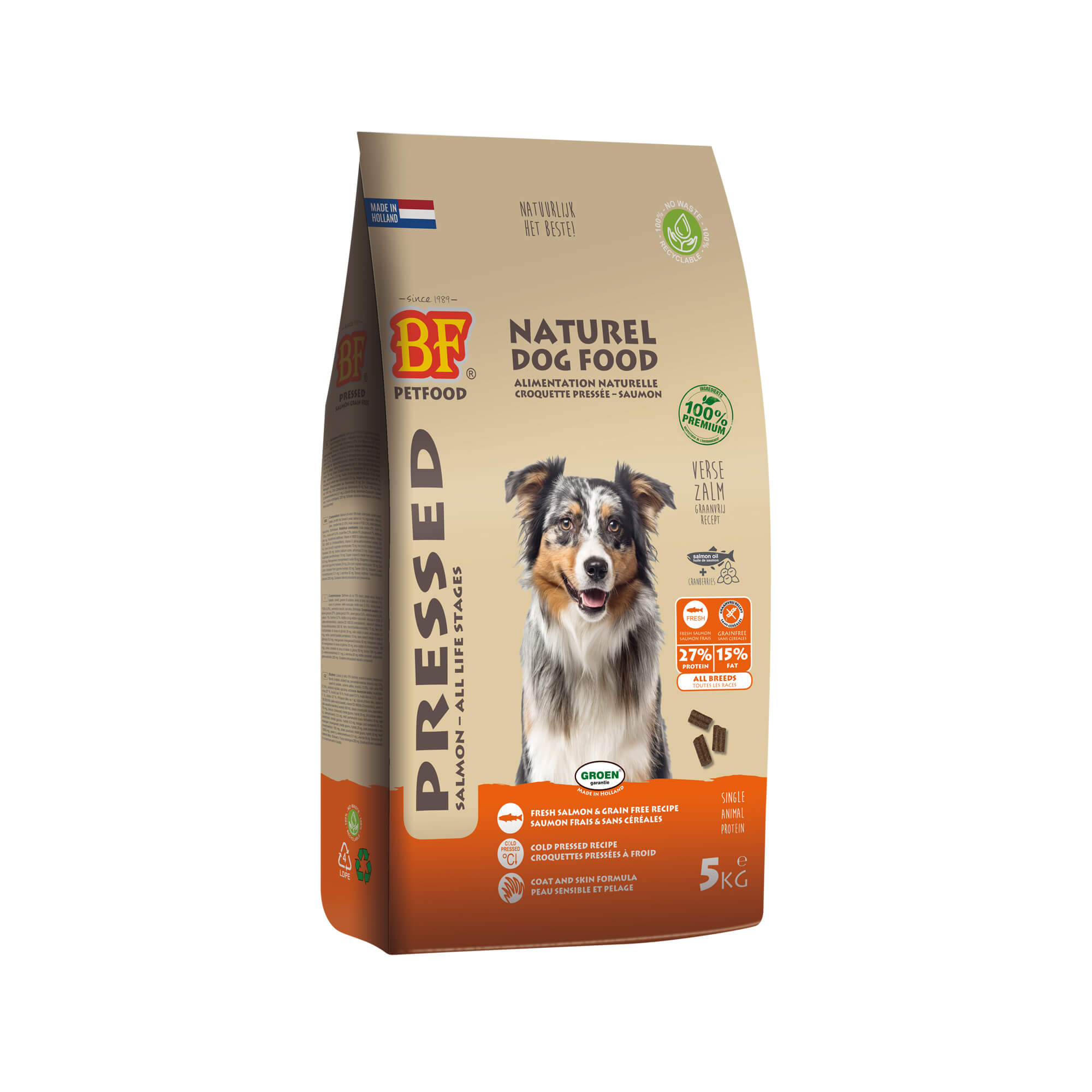 Biofood Geperst Zalm