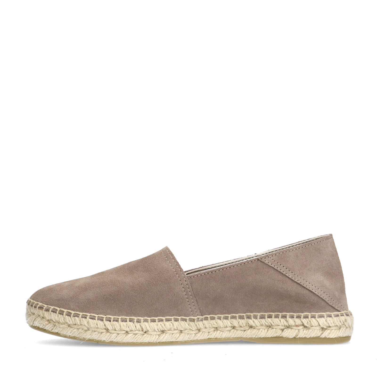 Grijze suède espadrilles