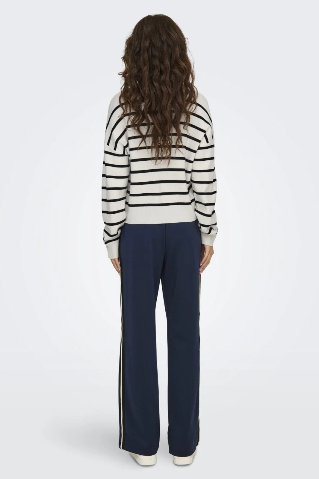 Only Onllucy Ls Polo Neck Knt 4742210 cloud dancer black
