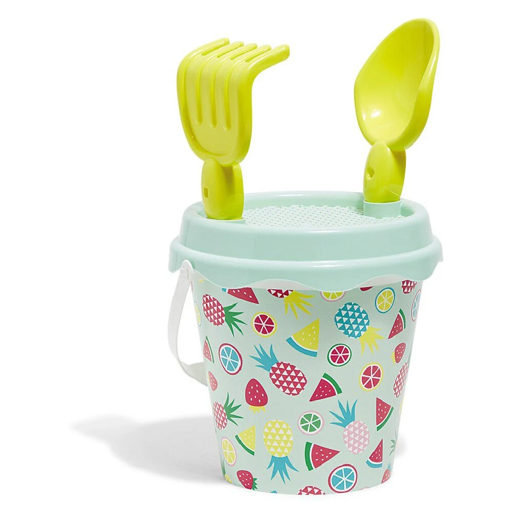 Seau de plage + 5 accessoires